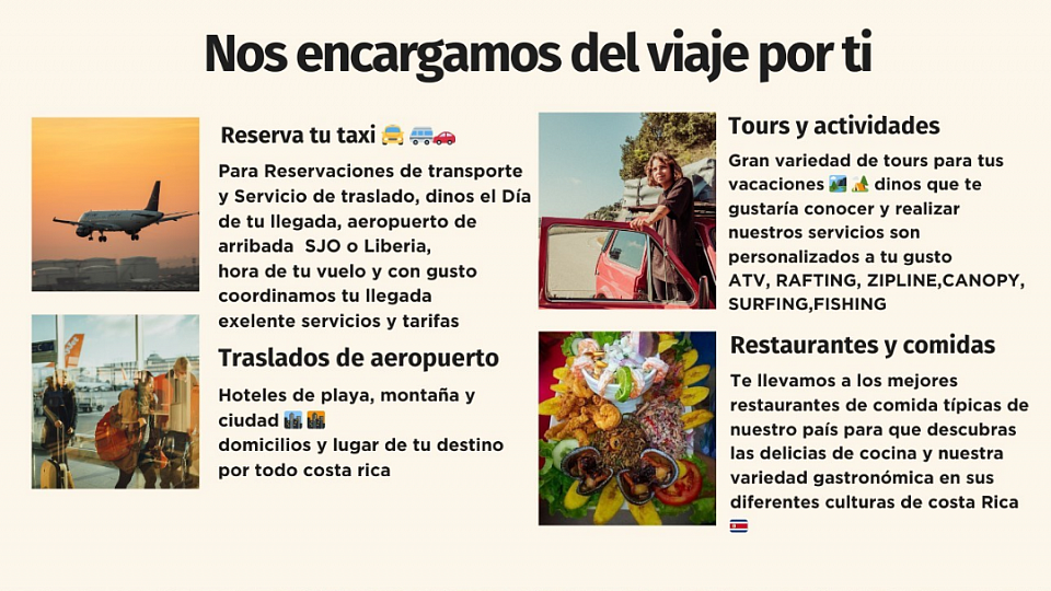 Servicios y opciones